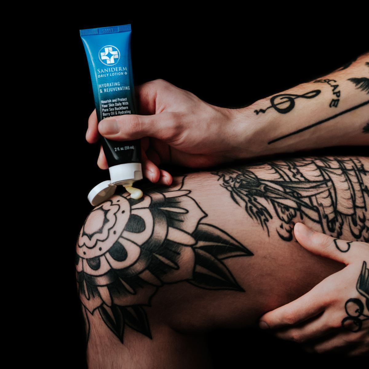 Saniderm Daily Lotion - 2.0 oz Lotion Saniderm Tattoo Aftercare 