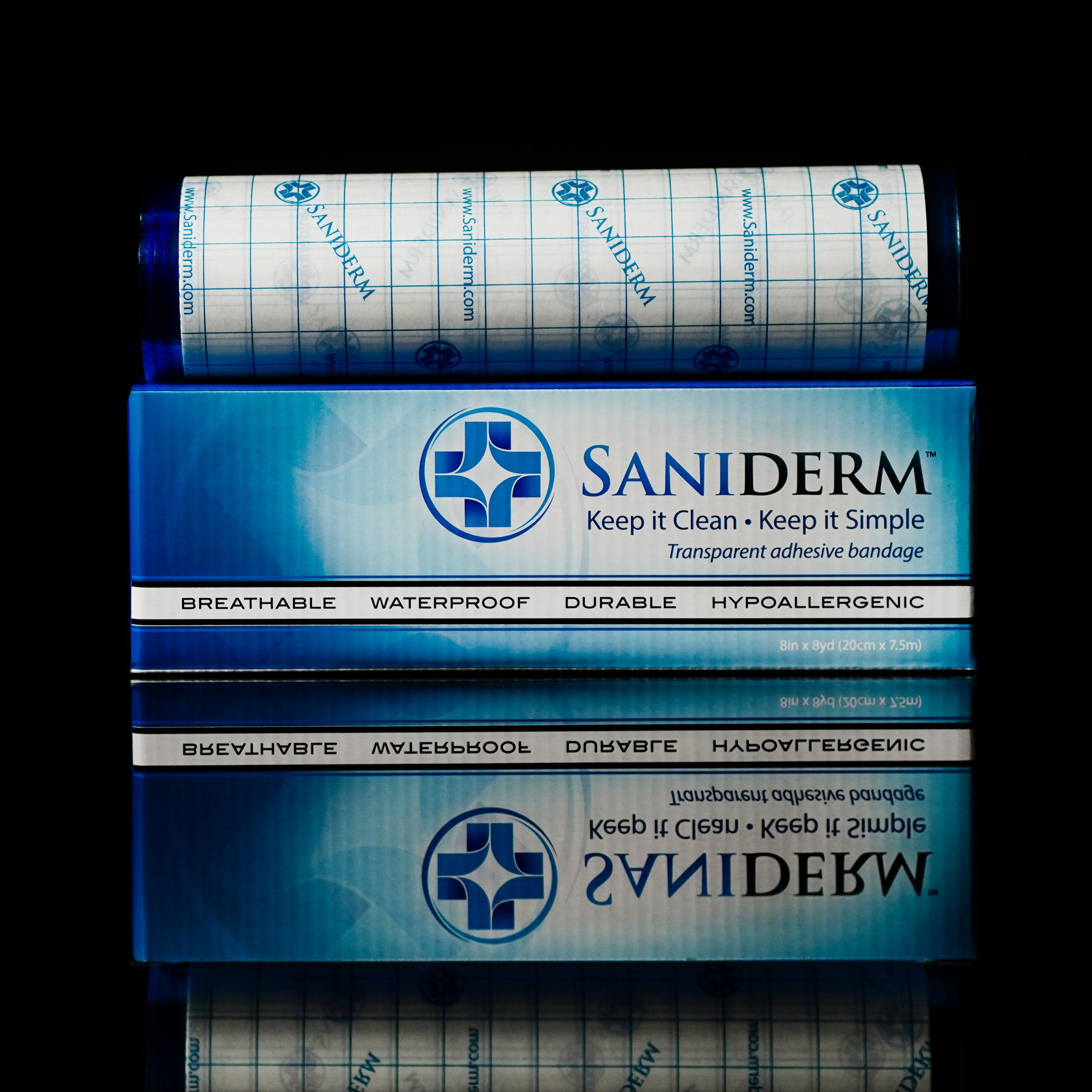 Saniderm 8 Inch x 8 Yard Professional Roll Professional Roll Saniderm Tattoo Aftercare 